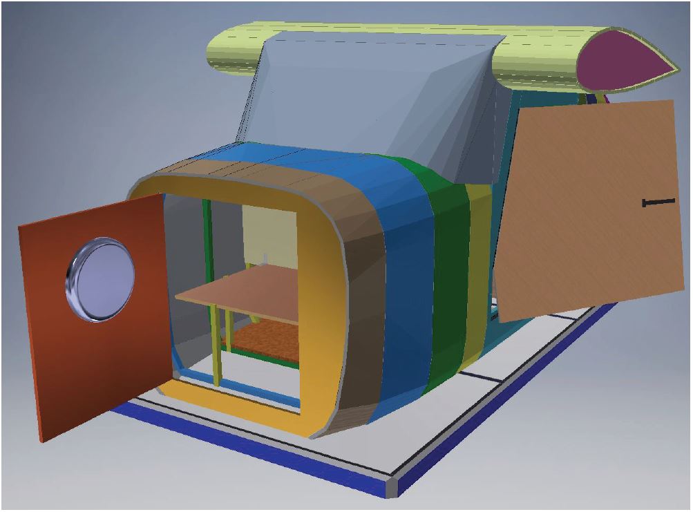 Detailed Construction Plans for a Flight Simulator Cockpit Shell - Image 5