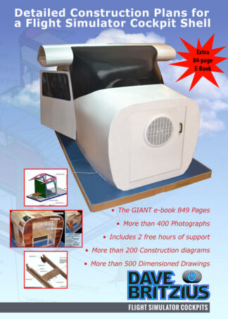 Life size Flight Simulator Cockpit e-book kit