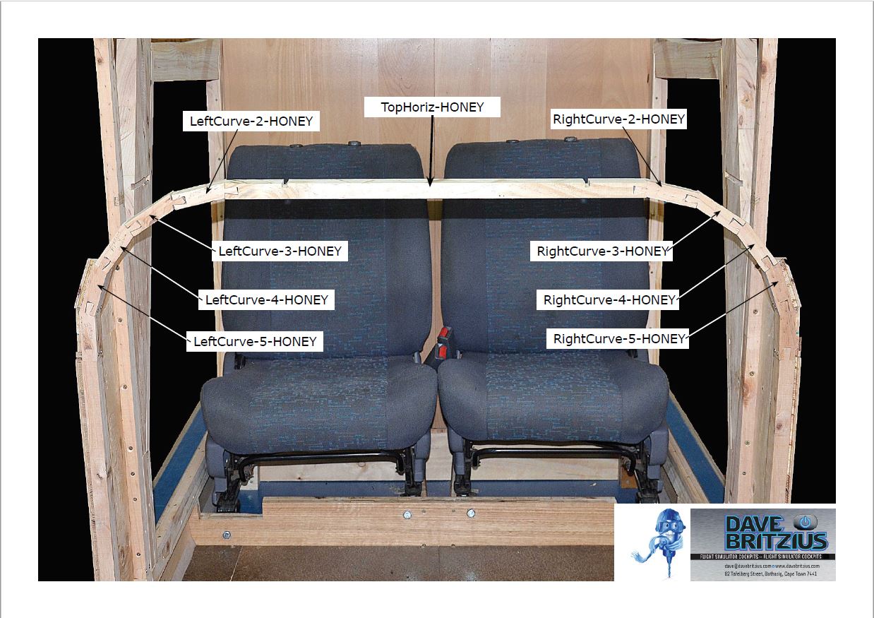 Detailed Construction Plans for a Flight Simulator Cockpit Shell - Image 4