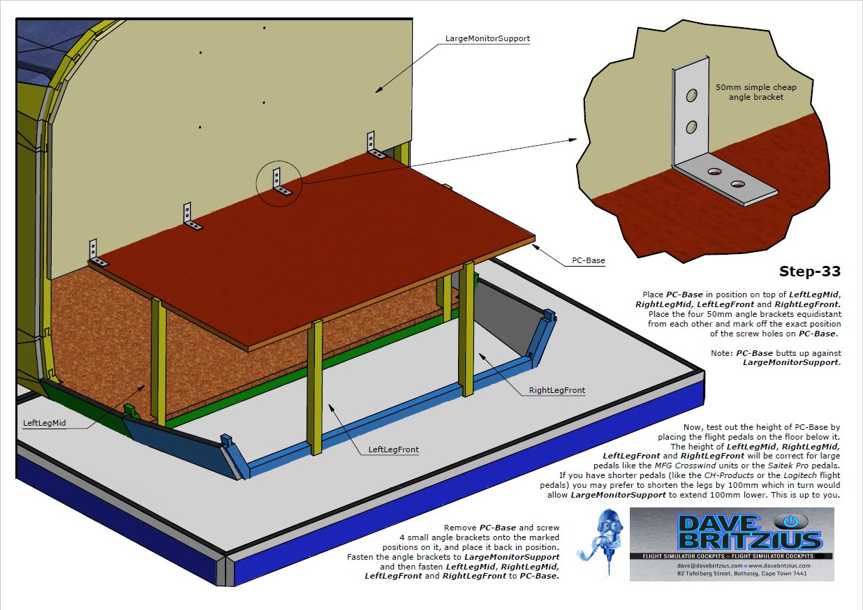 Detailed Construction Plans for a Flight Simulator Cockpit Shell - Image 16