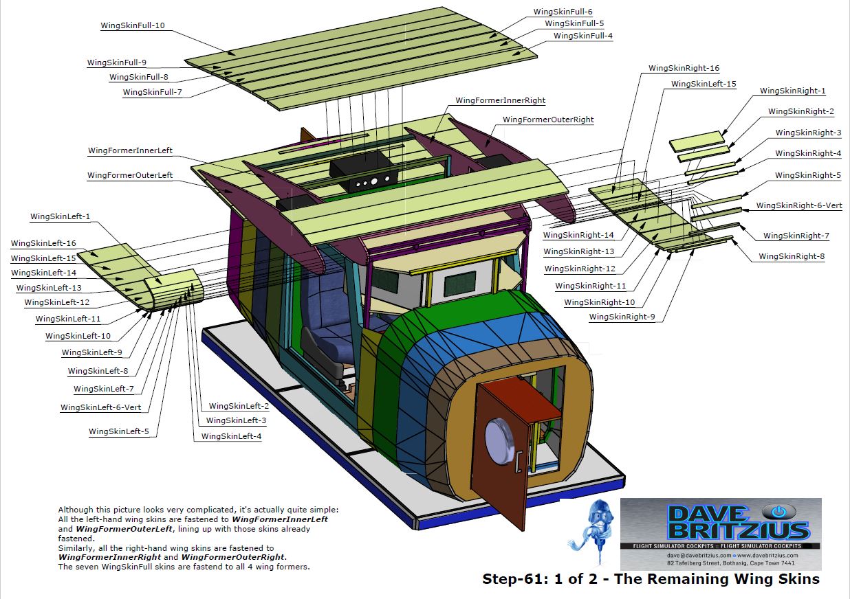 Detailed Construction Plans for a Flight Simulator Cockpit Shell - Image 11