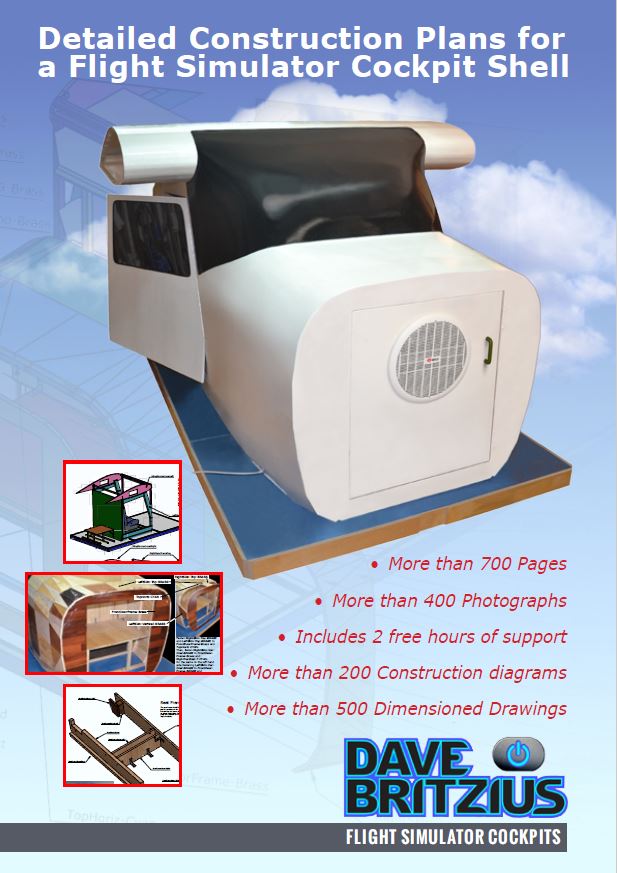 Detailed Construction Plans for a Flight Simulator Cockpit Shell - Image 8